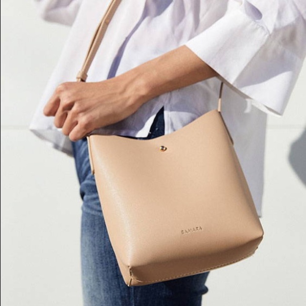 New SAMARA Vegan Leather Shoulder Bag